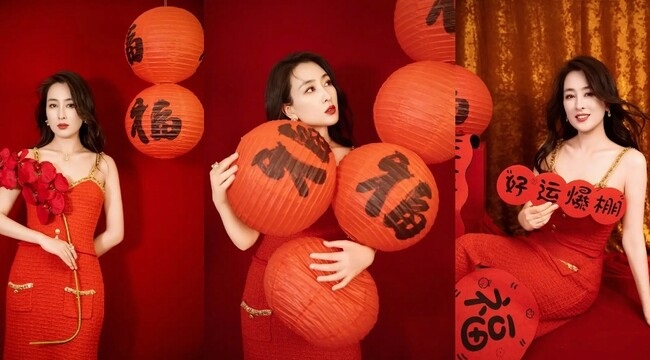 林心如新烫了齐肩卷发年轻20岁,穿开缝裙亮相,美得像换了个人